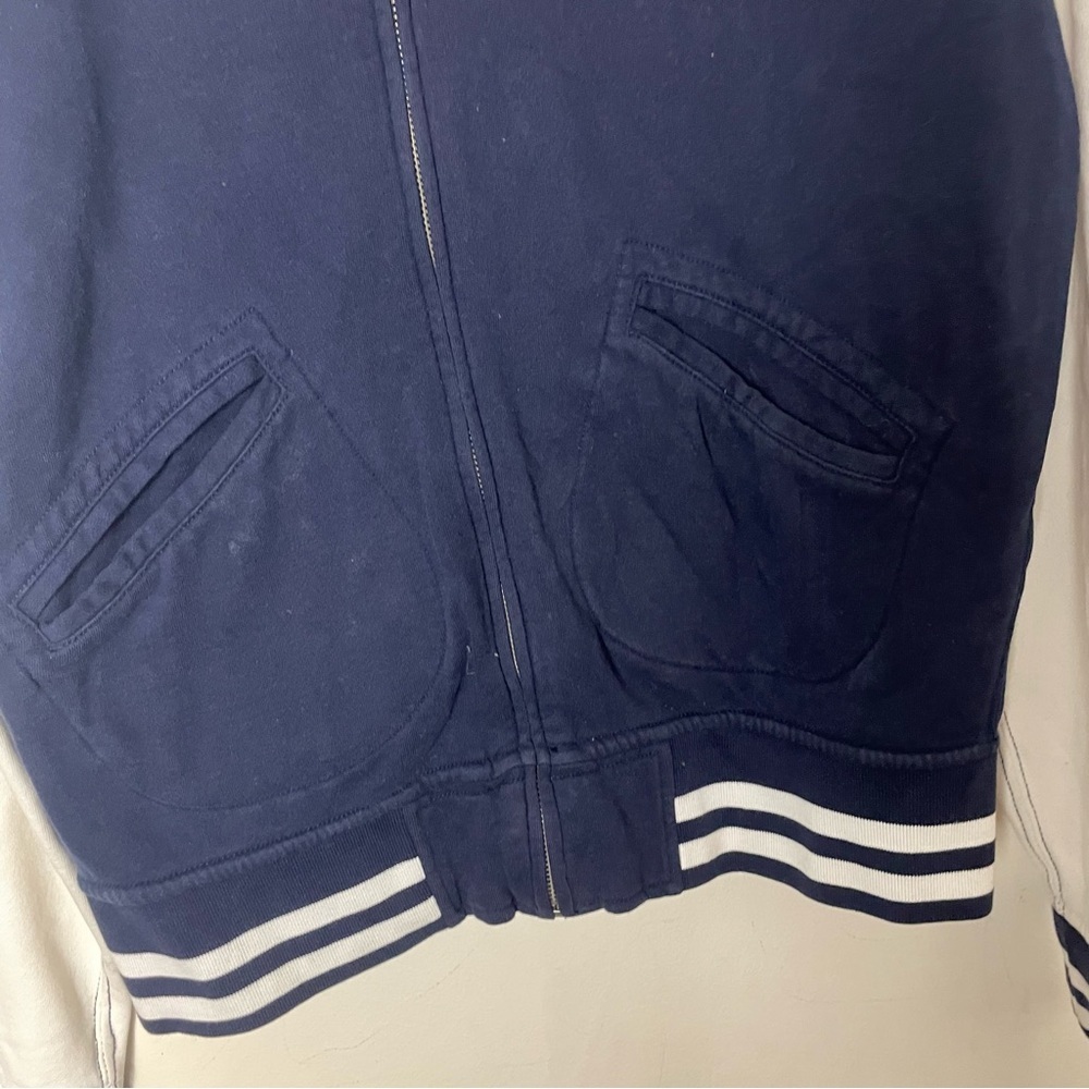 POLO Ralph Lauren Full Zip Up Colorblock Sweater Size Medium - Picture 6 of 9